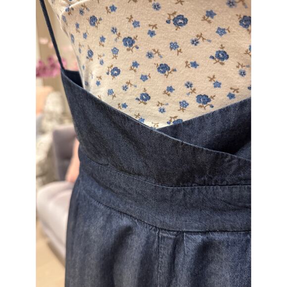 MSRP $69 NWT Upcycled Litz by UniqUSA Tencel Denim, Patchwork Wide Leg Size S - Picture 7 of 12